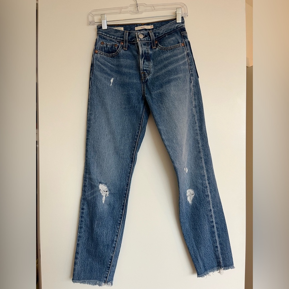Levi’s Straight Leg Wedgie Blue Jeans Size:23